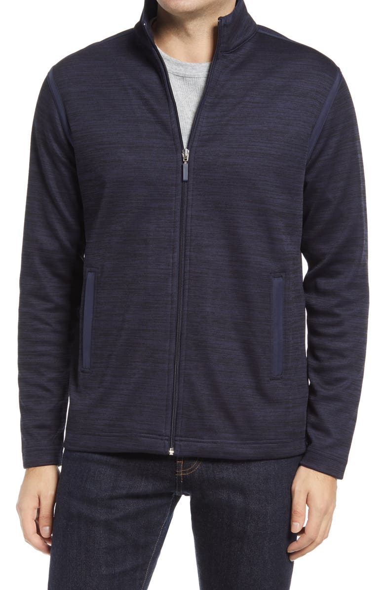 Johnston & Murphy XC4 Zip-Up Jacket, Alternate, color, 