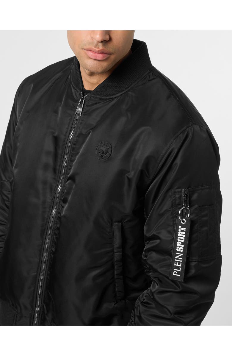 PLEIN SPORT Bomber Jacket Icon Men, Alternate, color, Black