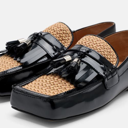 Marc Nolan Simone Patent Leather Tassel Loafers In Multi