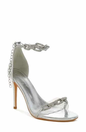 LONDON RAG Traben Rhinestone Link Metallic Sandal