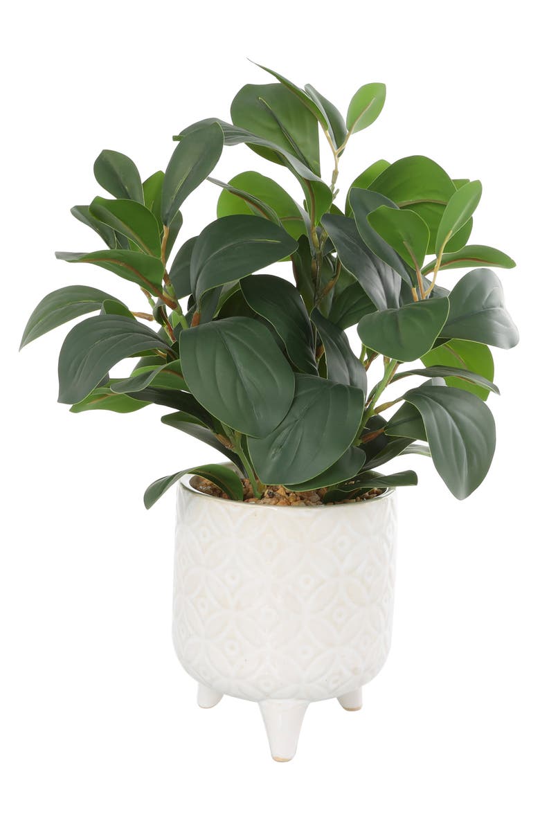 GINGER BIRCH STUDIO Green Faux Foliage Artificial Potted Plant, Alternate, color,