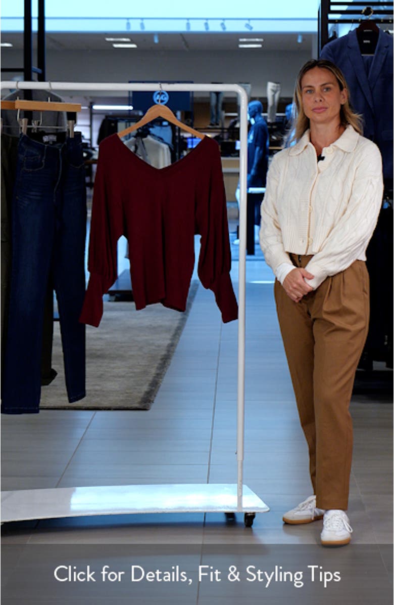 Brushed Jersey Top, sales video thumbnail