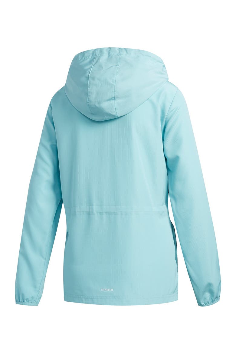 Primeblue Colorblock Zip Hoodie, Alternate, color, BLUE SPIRIT/BLACK