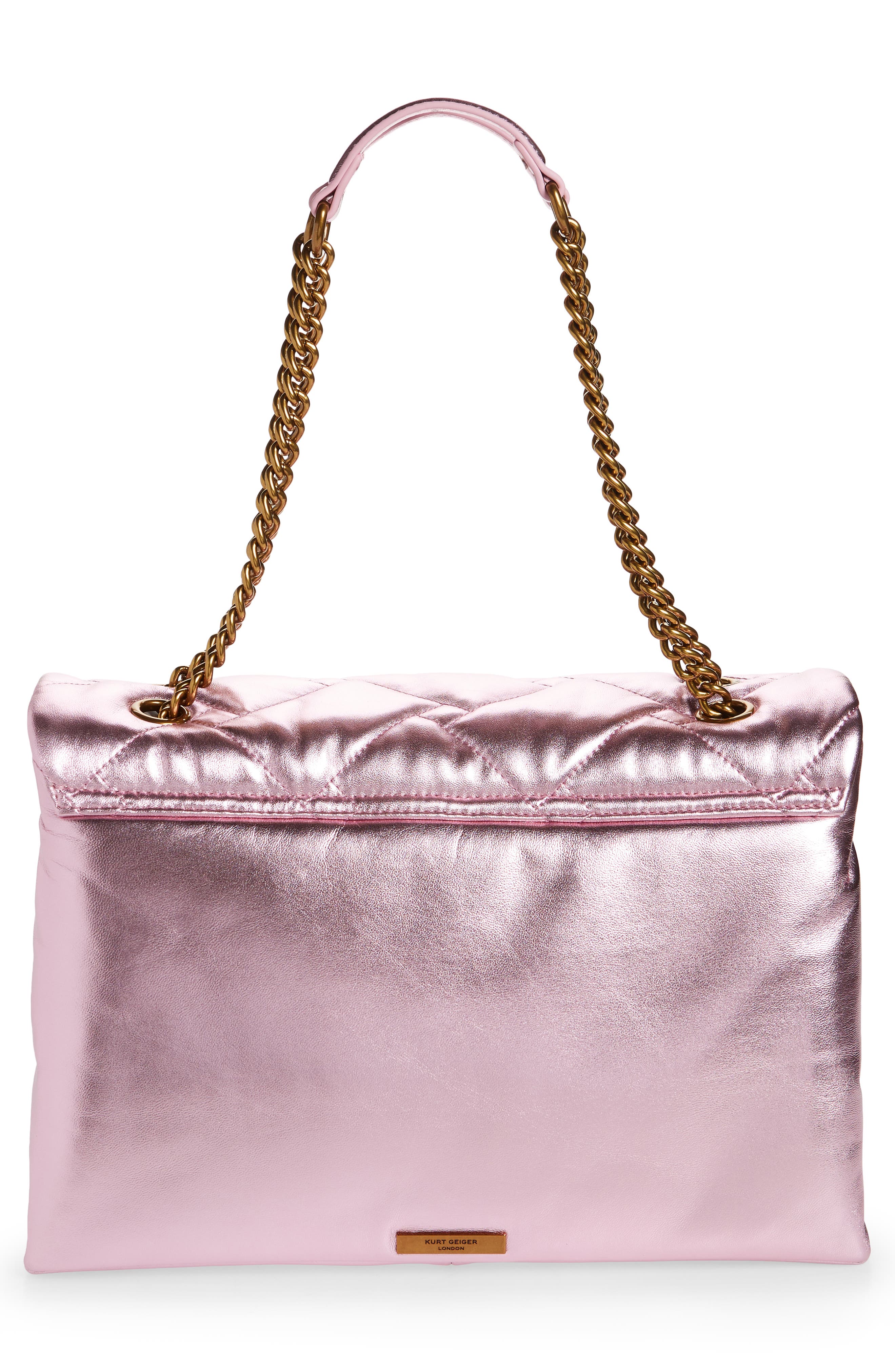 Kurt Geiger London XXL Kensington Soft Quilted Leather Shoulder Bag, Alternate, color, 