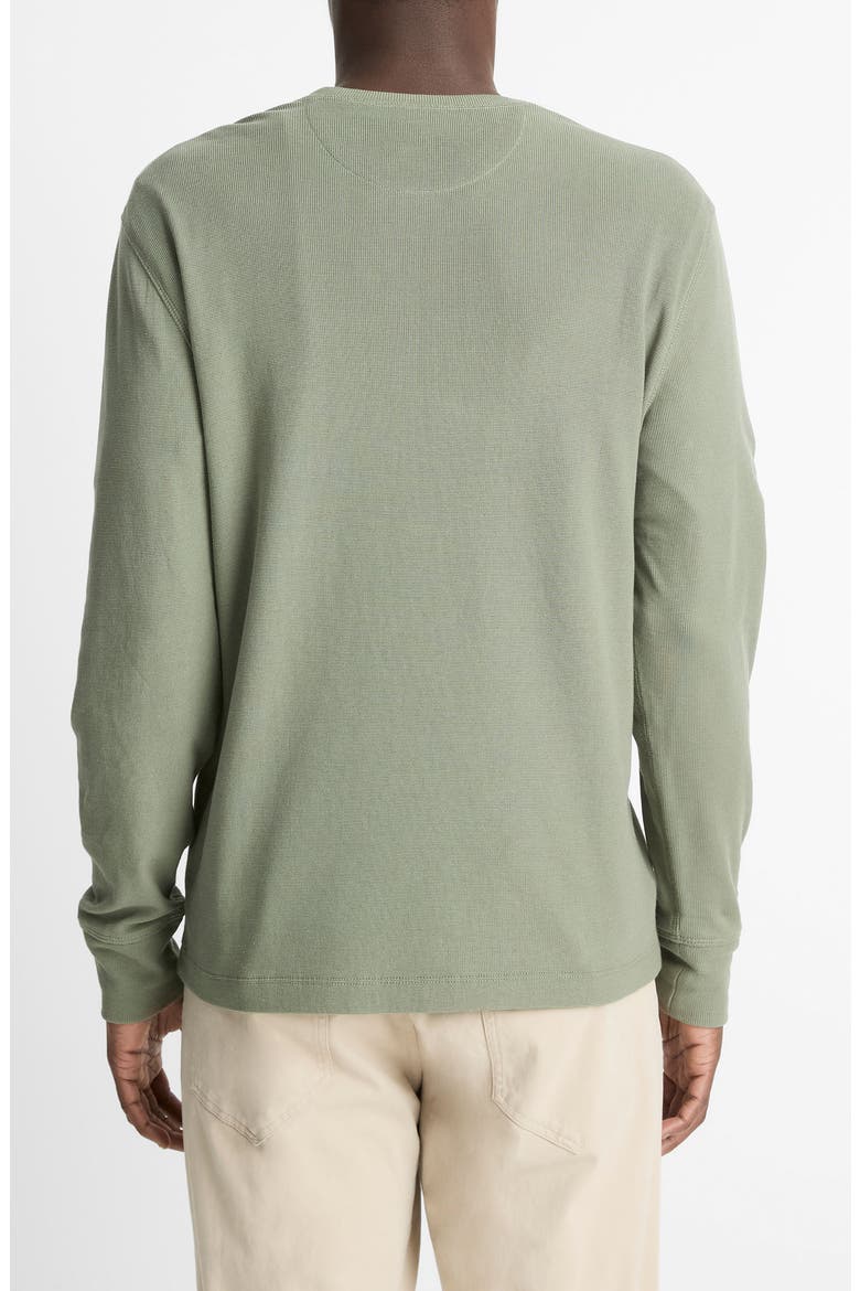 Long Sleeve Pima Cotton Henley, Alternate, color, BROAD LEAF