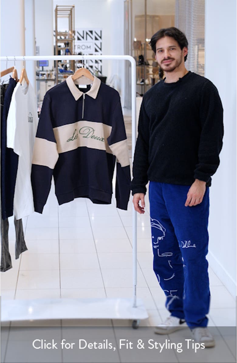 Cory Quarter Zip Rugby Shirt, sales video thumbnail