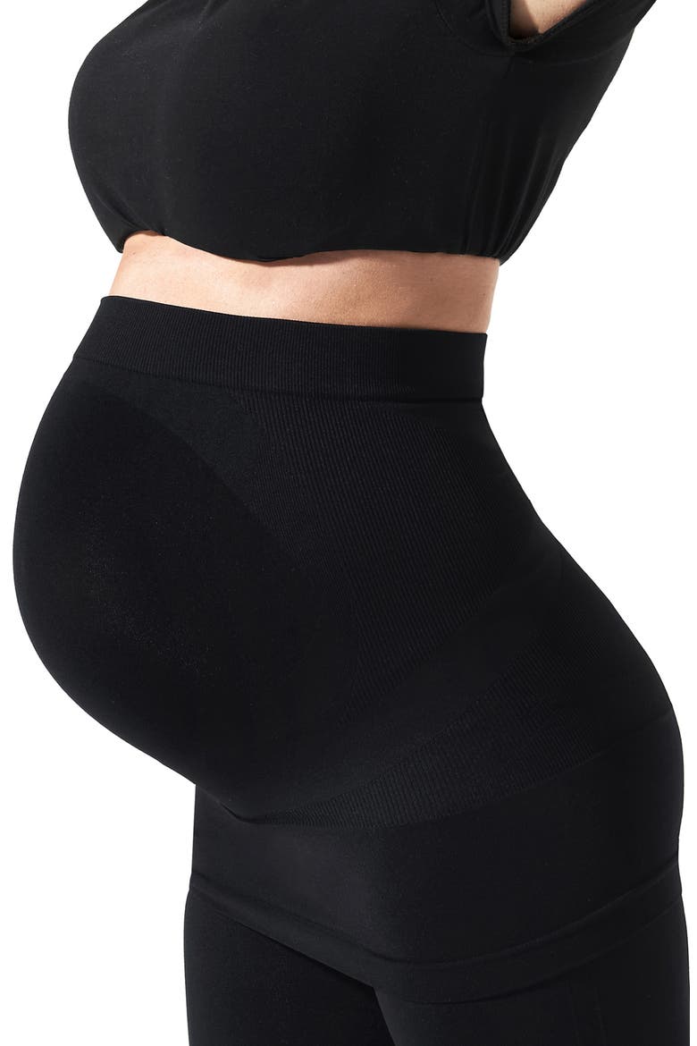 Everyday Maternity Built-In Support Belly Band, Alternate, color, DEEPEST BLACK