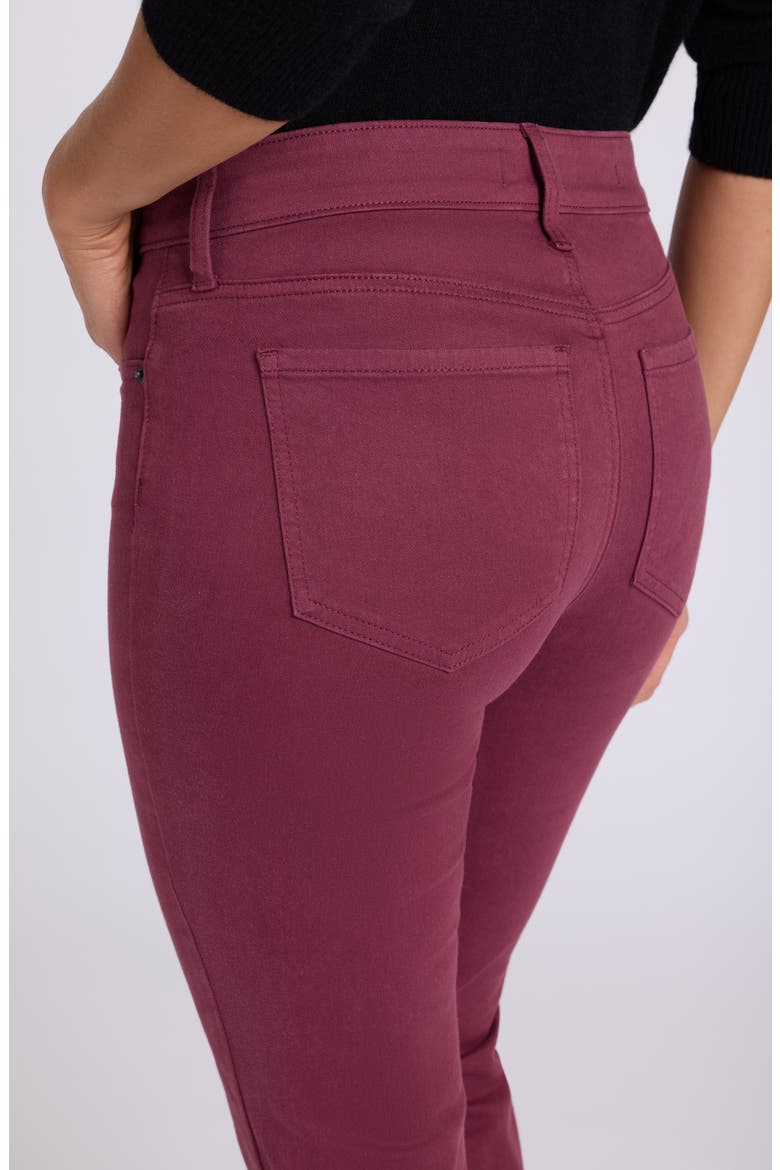 Barbara Bootcut Jeans, Alternate, color, TRUE BURGUNDY