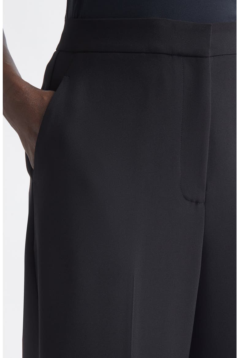 Maddie Stretch Wide Leg Pants, Alternate, color, BLACK