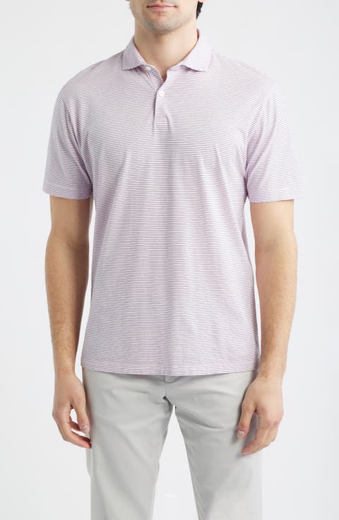 Crown Crafted Journeyman Stripe Pima Cotton Polo