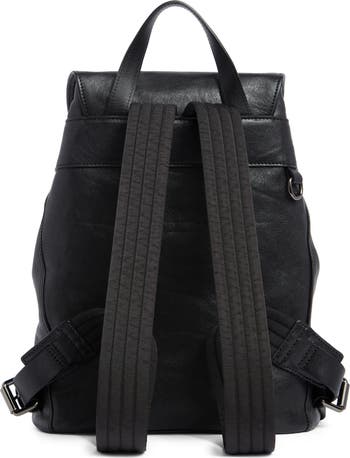 Small 3D Rock Leather Backpack