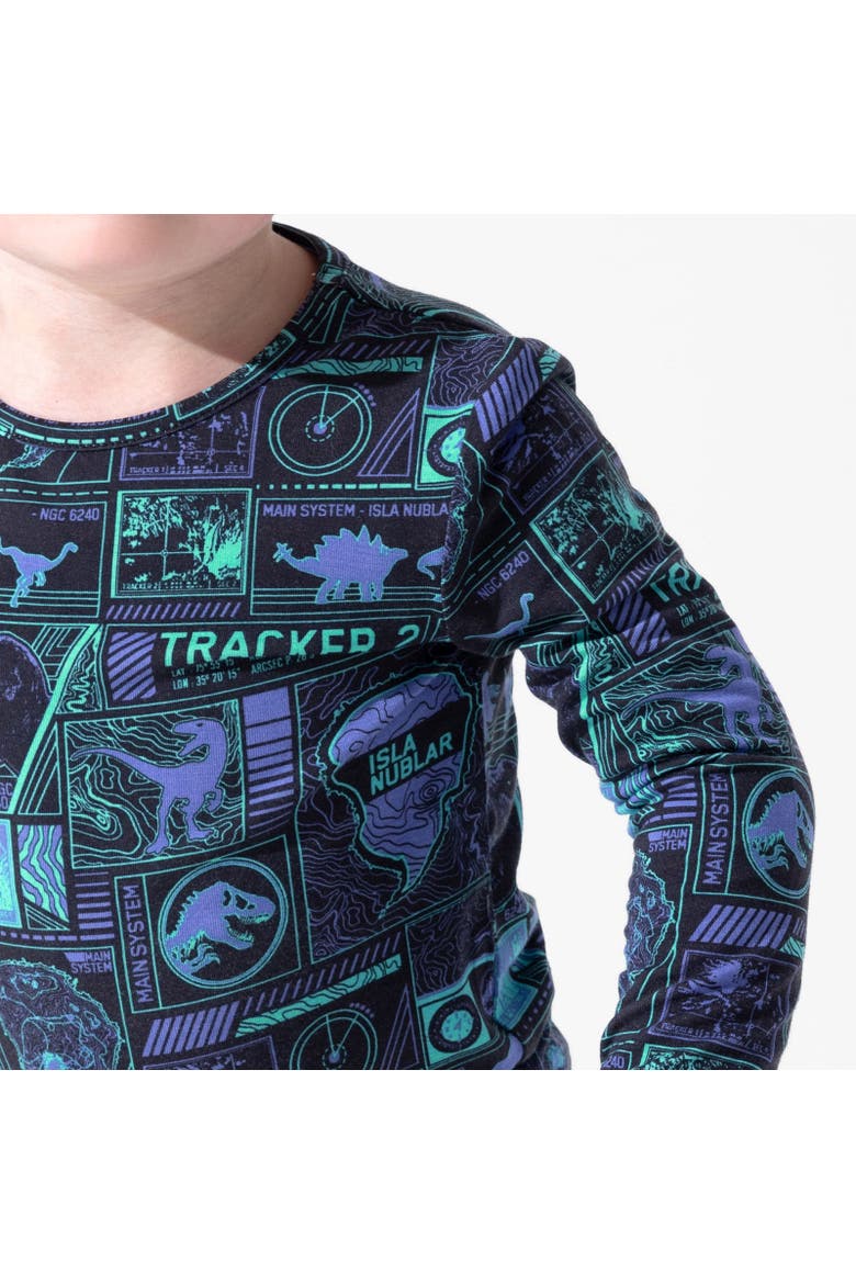 Kids' Jurassic Park Tracker Set of 2 Piece Pajamas, Alternate, color, Jurassic Park: Tracker