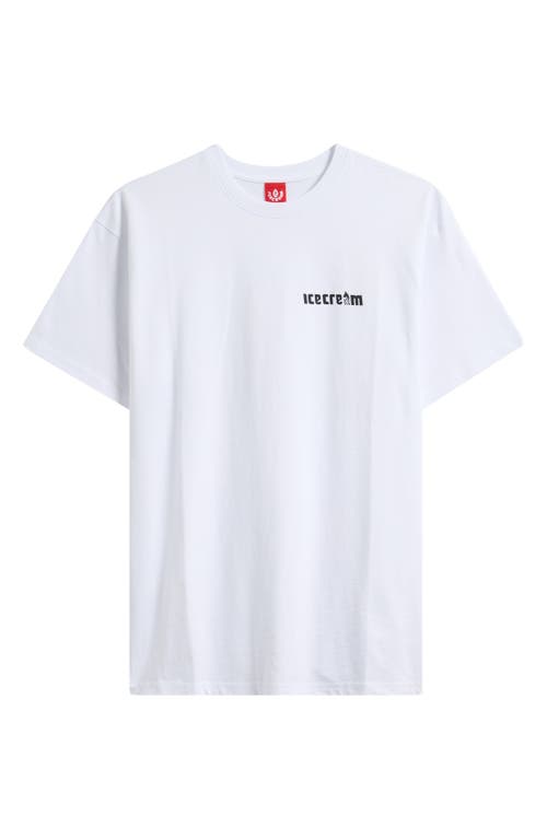 Icecream It Can't Be Cotton Graphic T-shirt In White