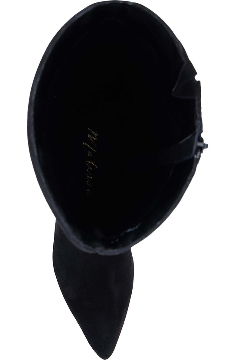 Matisse Elevate Pointed Toe Knee High Kitten Heel Boot, Alternate, color, Black