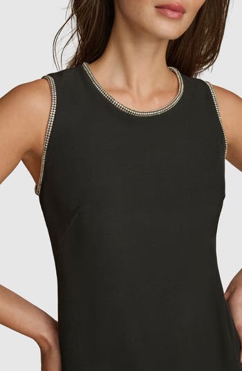 Donna Karan New York Rhinestone Trim Dress | Nordstrom