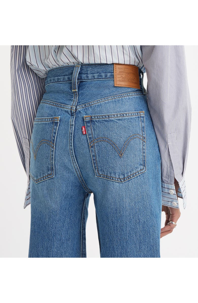 Levi's<sup>®</sup> Ribcage Release Hem High Waist Wide Leg Jeans, Alternate, color,
