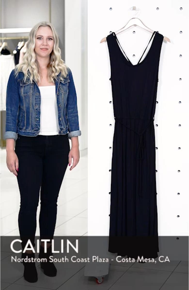 Strappy V-Back Maxi Dress, sales video thumbnail