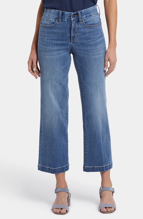 Nydj Teresa Waist Match Ankle Wide Leg Jeans In Barcelona Breeze