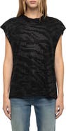 Zadig & Voltaire Strass Cloe Cotton Top