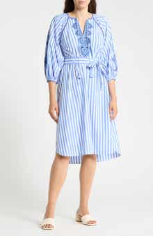 Zelena Cotton Tunic Dress