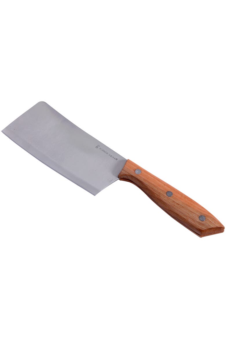 Seward 6 inch Stainless Steel Cleaver with Wooden Handle, Alternate, color, Wood