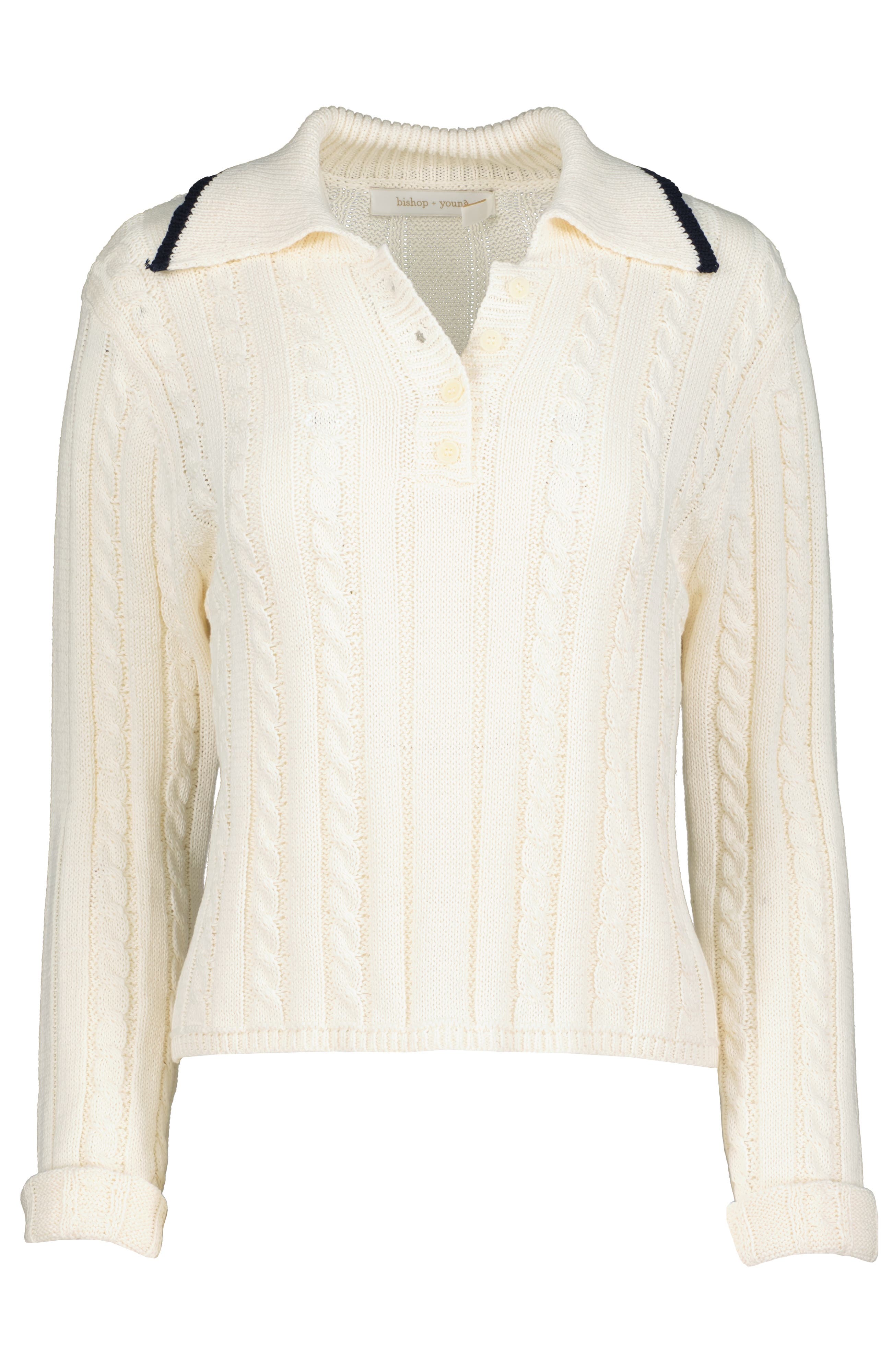 Jackie Polo Long Sleeve Sweater - image 2