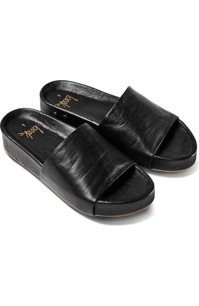 Beek Pelican Slide Sandal, Main, color, Black