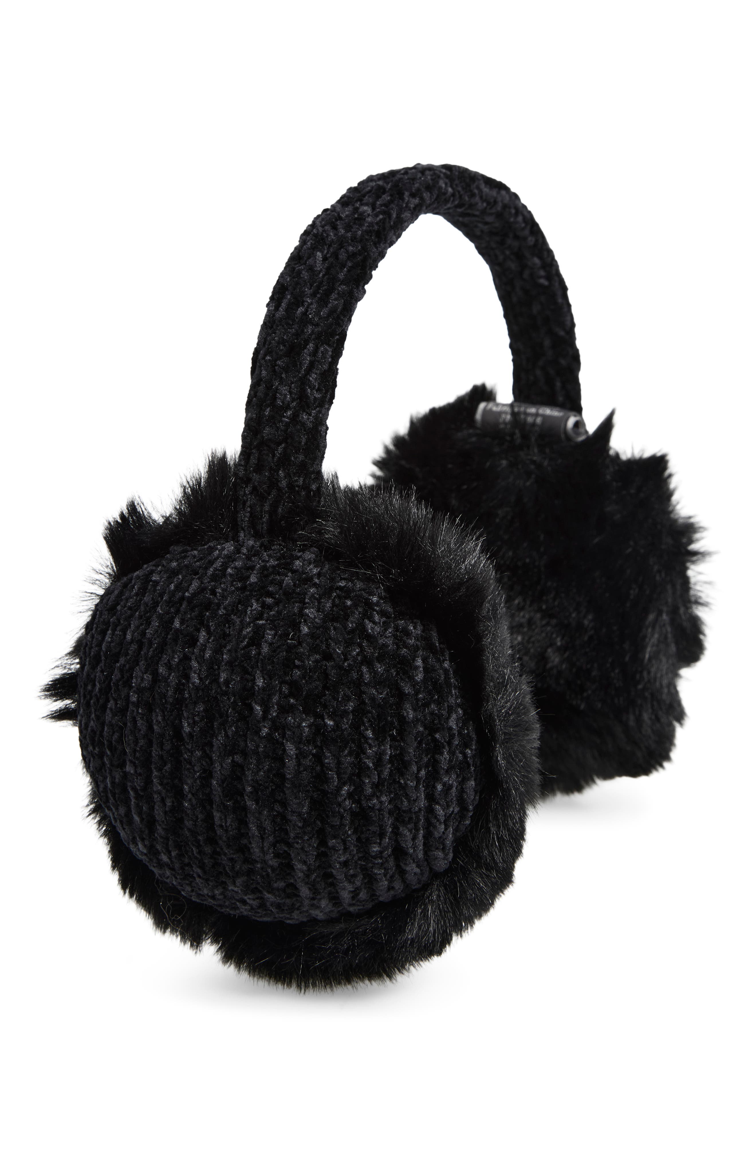 Chenille & Faux Fur Earmuffs