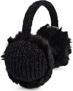 Vince Camuto Chenille & Faux Fur Earmuffs