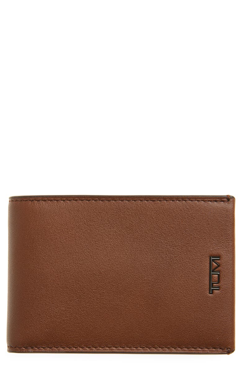 TUMI Slim Leather Bifold Wallet, Main, color,