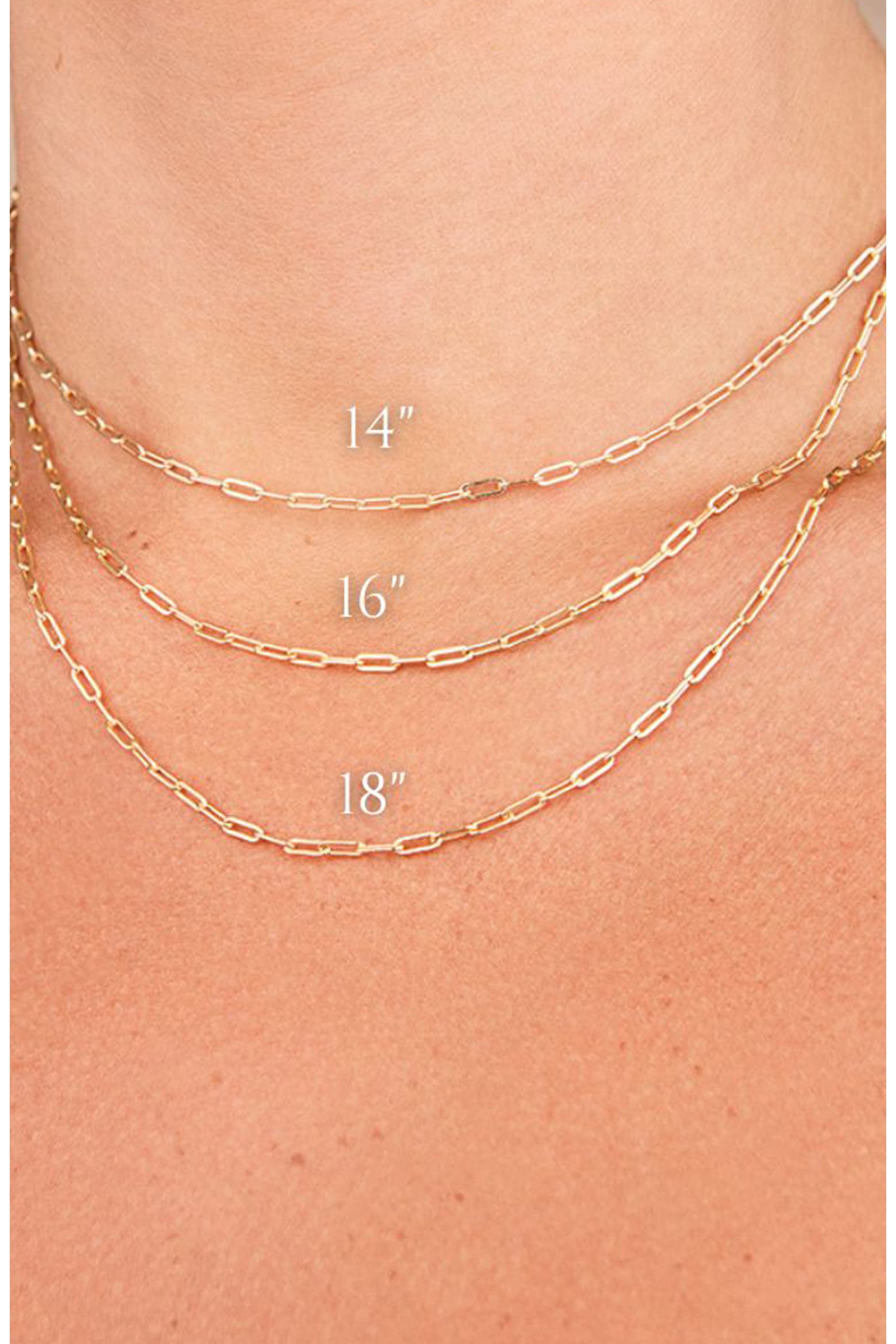 Paper Chain Coding Sterling Forever Thin Paper Clip Chain Necklace (Women) | Nordstrom