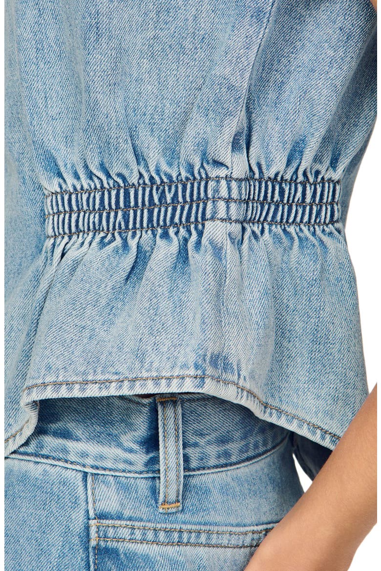 Denim top, Alternate, color, Blue jean