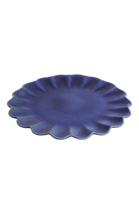 Dhalia Stoneware 4-Piece Dinner Plate Set