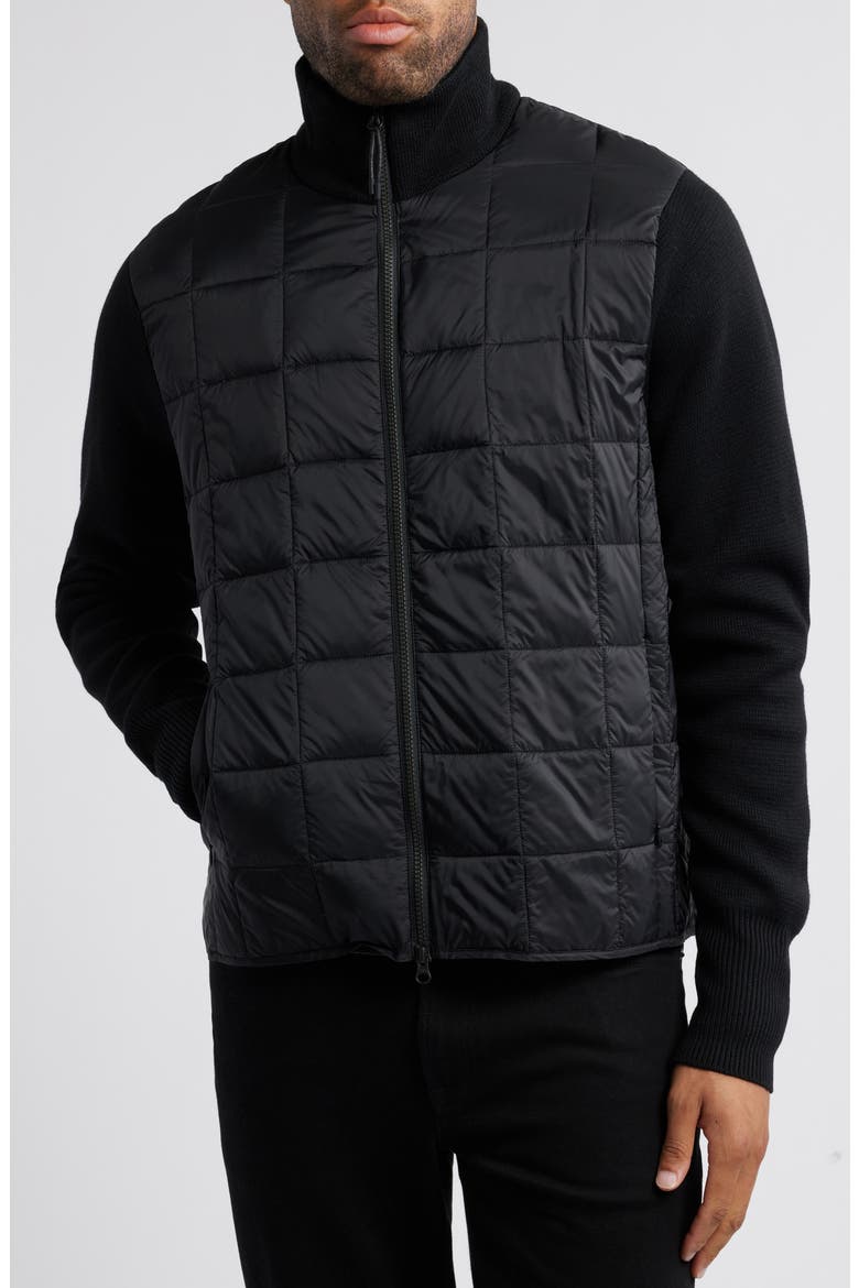 Mixed Media 800 Fill Power Down Jacket, Alternate, color, BLACK