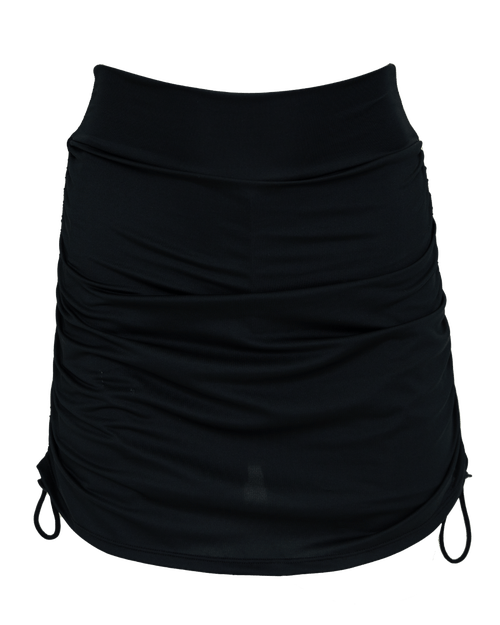 Nani Ruched Swim Skirt In Black