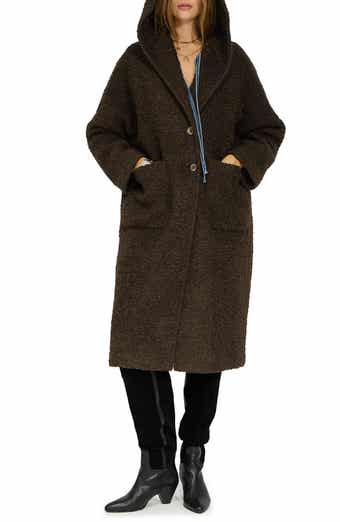 Young Love Hooded Bouclé Coat