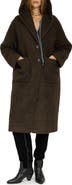 Belle & Bloom Young Love Hooded Bouclé Coat