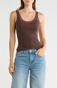 Leith Lace Trim Tank