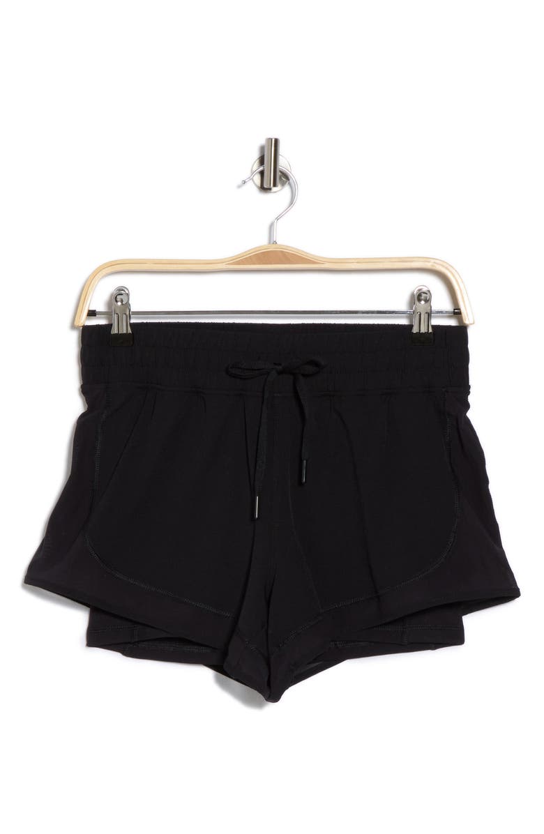 90 DEGREE BY REFLEX Lightstreme Lite Wave 2-in1 Shorts, Alternate, color, Black