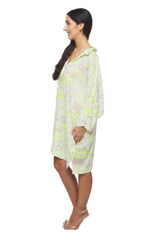 Ranee's Ranees Oversize Button-up Shirt In Green
