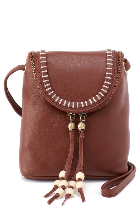 Fern Leather Crossbody Bag