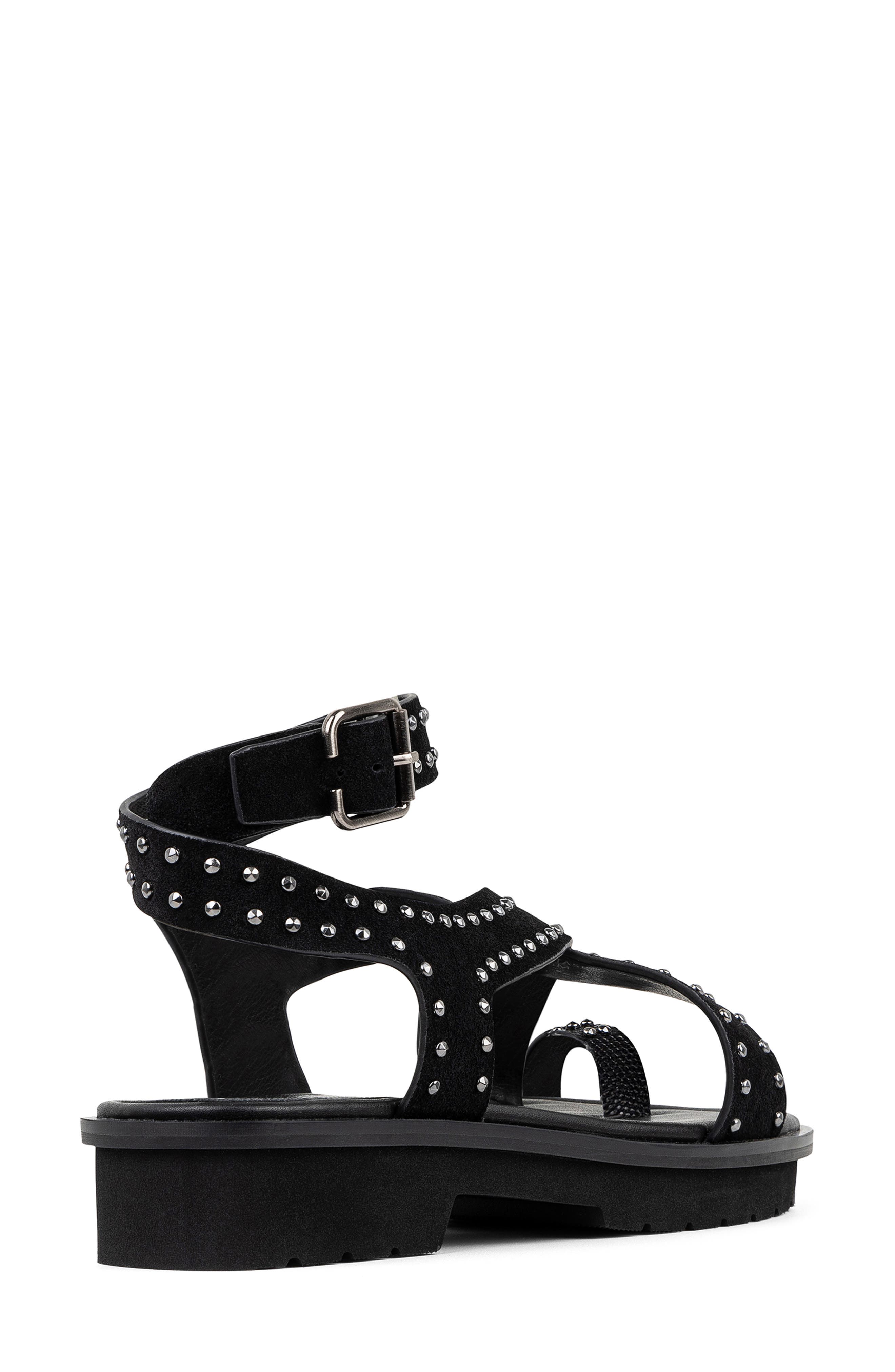 Donald Pliner Thalita Toe Loop Sandal, Alternate, color, Black