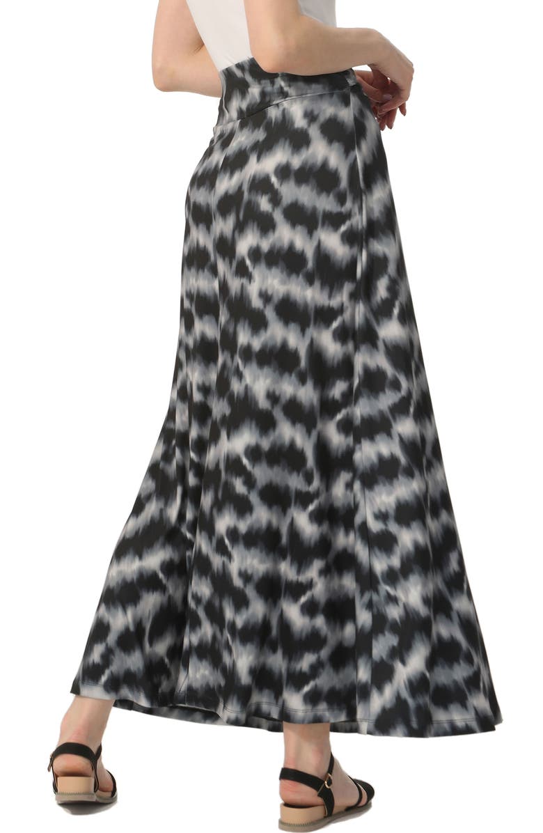 Kimi & Kai Women's Belted Maxi Skirt, Alternate, color, Black Gray