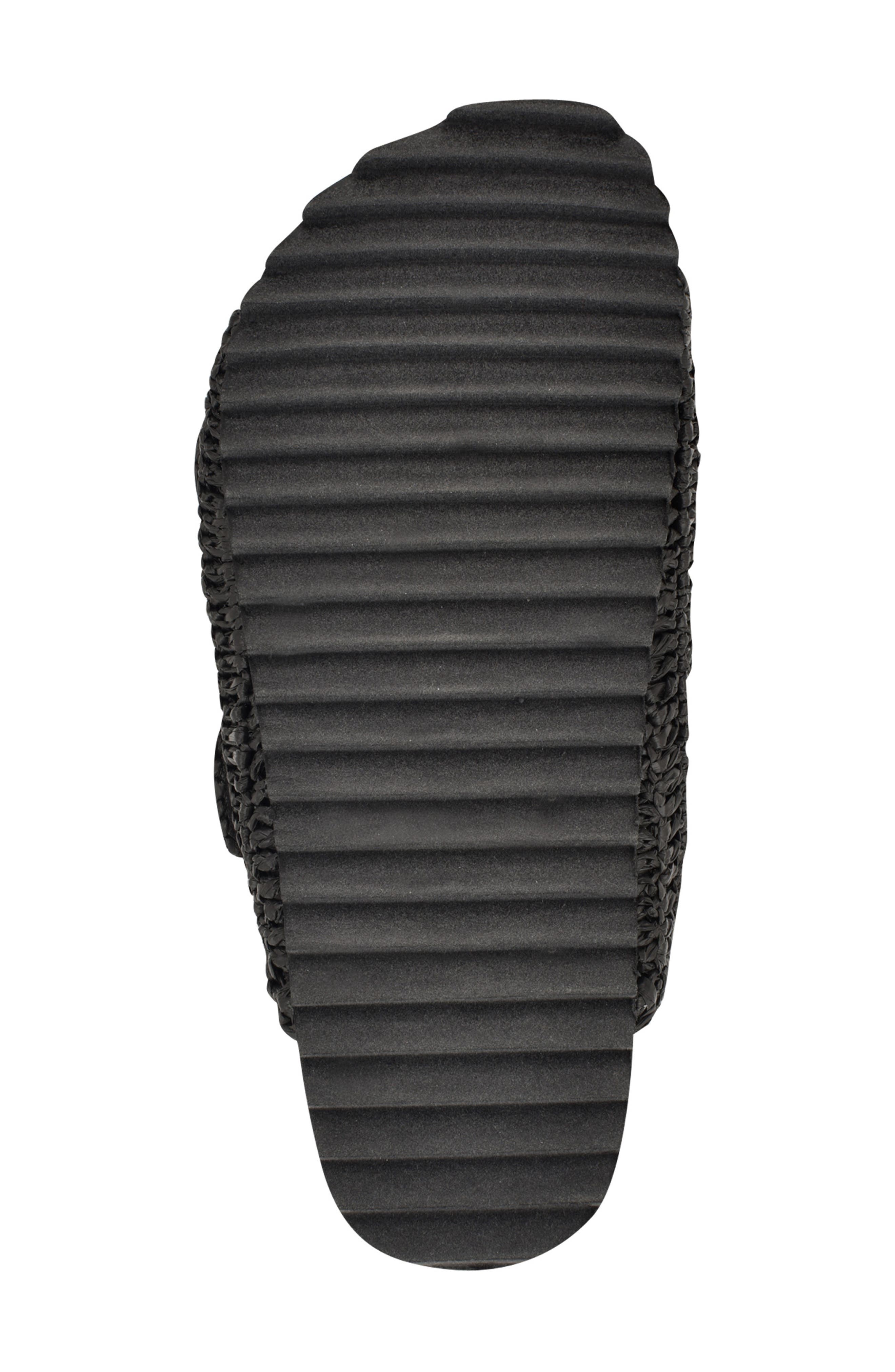 Nine West Tenly Raffia Slide Sandal, Alternate, color, 