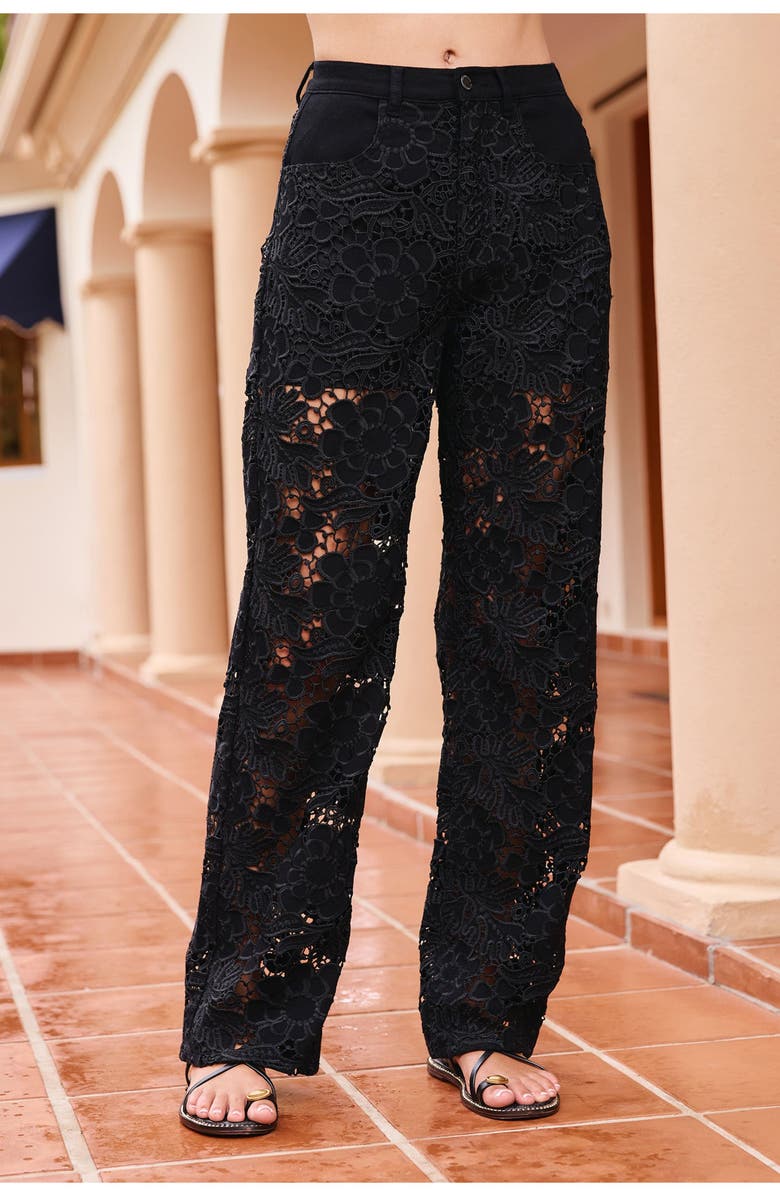 The Noli Shop Celeste High Rise Jean, Alternate, color, Black