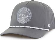 '47 Men's '47  Gray Miami Dolphins Suburbia Hitch Adjustable Hat