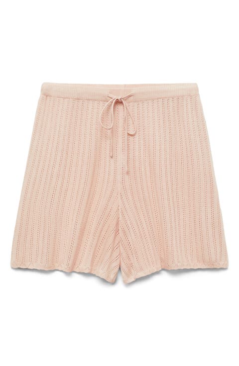 Pointelle Pajama Shorts