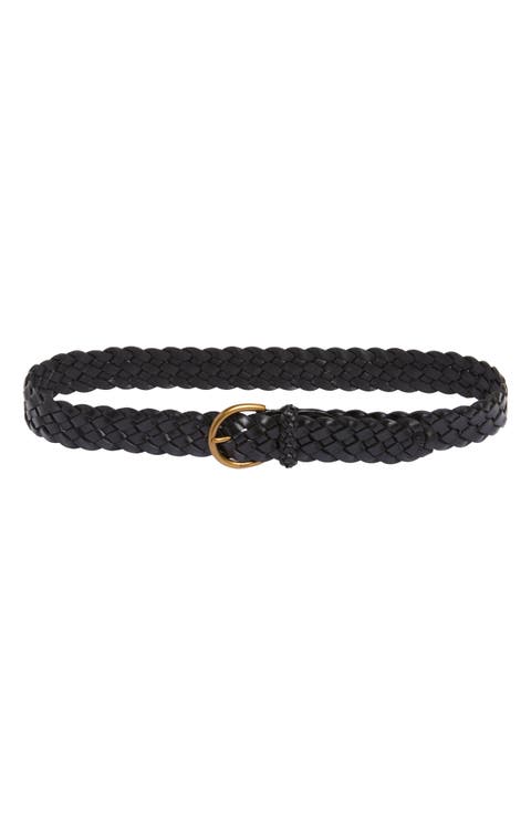 Braided Vachetta Leather Belt