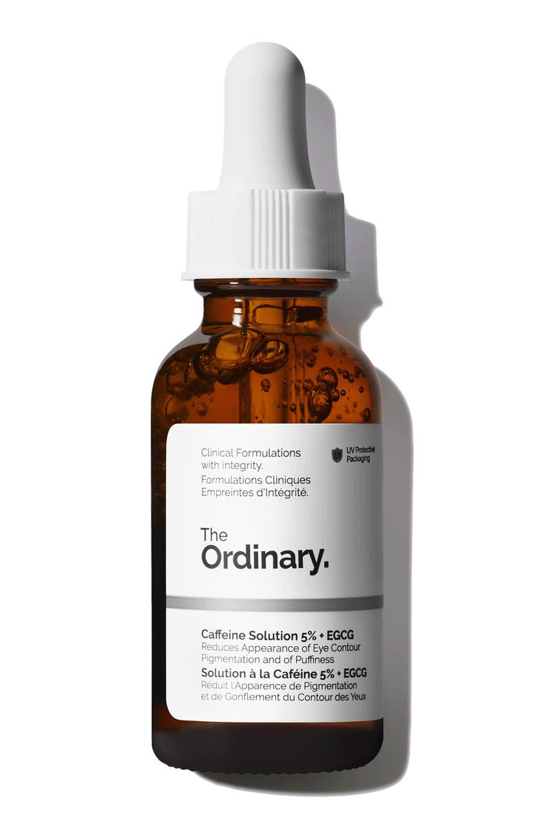 The Ordinary Caffeine Solution 5% + EGCG Depuffing Eye Serum for Dark Circles, Main, color, 