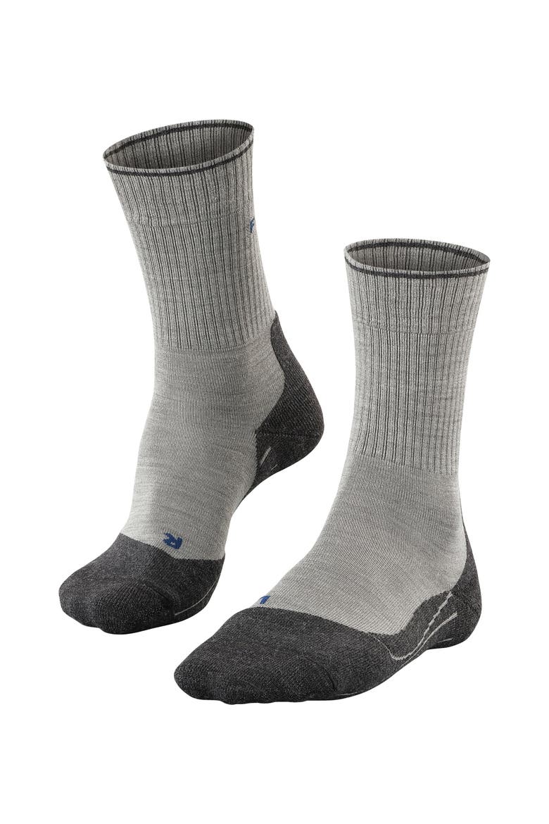 TK2 Explore Wool Silk Hiking Socks, Main, color, Light Grey